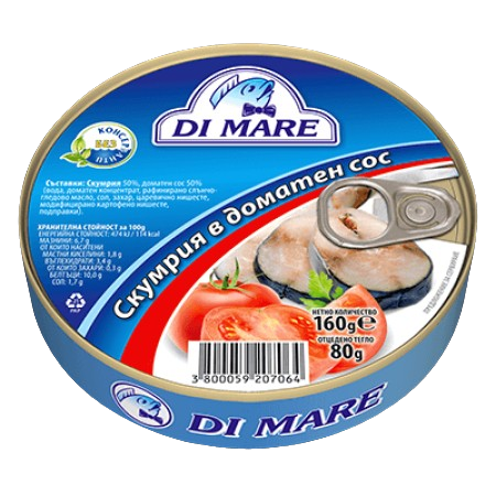 Mackerel in tomato sauce DI MARE